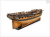 Ship of 36 guns, starboard stern quarter by unknown