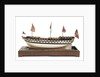 Ship of 74 guns, port broadside by Unknown