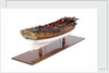 Sixth-rate sloop, starboard stern quarter by unknown