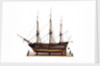 Ship of 110 guns, port broadside by unknown