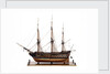 Ship of 110 guns, port broadside by unknown