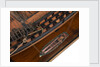 Ship of 110 guns, portside and row boat detail by unknown