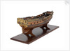 Model of a warship, sixth rate; 20-24 guns; royal/ceremonial vessel by unknown