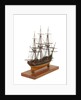 Frigate of 50 guns, starboard stern quarter by unknown