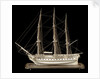 French frigate, port broadside by unknown
