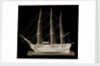 French frigate, port broadside by unknown