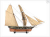 Brigantine, starboard broadside by unknown