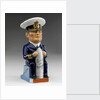 Toby jug modelled as a seated figure of Admiral David, Earl Beatty (1871-1936) by Francis Carruthers Gould