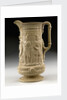 Buff-coloured jug by Sandford Pottery