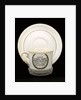 Cup and saucer commemorating the maiden voyage of  RMS 'Queen Mary' by John Aynsley & Sons Ltd.