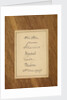 Octant - box label by Benjamin Martin
