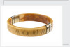 King Aqua Bracelet - View Showing Engraving "Aqua" by unknown