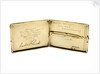 Gold cigarette case presented 1917 to Admiral Sir Guy Reginald Arthur Gaunt KCMG CB (1870-1953) by unknown