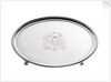 Silver salver with the arms of Vice-Admiral Lord Nelson (1758-1805) by John Harris