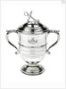 Two-handled silver cup by F.S.J.H.