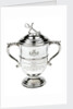 Two-handled silver cup by F.S.J.H.
