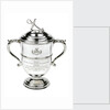 Two-handled silver cup by F.S.J.H.