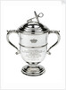 Two-handled silver cup by F.S.J.H.