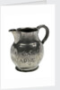 Pewter ale jug said to have been owned by Frederick Marryat (1792-1848), naval officer and novelist, but with bogus inscriptions and marks by unknown
