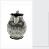 Pewter ale jug said to have been owned by Frederick Marryat (1792-1848), naval officer and novelist, but with bogus inscriptions and marks by unknown