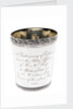Silver beaker to the Purser of HMS 'Horatio', 1812 by A. B.
