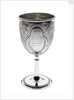 Silver-plated goblet won as a swimming prize at Greenwich School by unknown