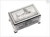 Silver cigarette box, commemorating the Battleship HMS 'King George V' (1911), given to King George V (1865-1936) by his mother Queen Alexandra (1844-1925) by Peter Carl Faberge