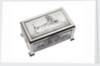 Silver cigarette box, commemorating the Battleship HMS 'King George V' (1911), given to King George V (1865-1936) by his mother Queen Alexandra (1844-1925) by Peter Carl Faberge