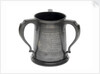 Pewter tankard won at the RNAV cutter race, 1890 by James Dixon & Sons