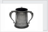Pewter tankard won at the RNAV cutter race, 1890 by James Dixon & Sons