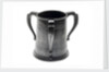 Pewter tankard won at the RNAV cutter race, 1890 by James Dixon & Sons