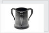 Pewter tankard won at the RNAV cutter race, 1890 by James Dixon & Sons