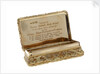 Gold snuff box presented to Sir George Biddell Airy (1801-1892) by the General Steam Navigation Company in 1838 by Alexander James Strachan