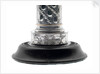 One of a pair of matching Sheffield plate candlesticks commemorating the victories of Admirals Richard Howe, John Jervis, Adam Duncan and Horatio Nelson by unknown