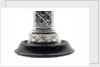 One of a pair of matching Sheffield plate candlesticks commemorating the victories of Admirals Richard Howe, John Jervis, Adam Duncan and Horatio Nelson by unknown
