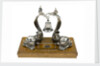 Dolphin inkstand, belonging to Sir James Caird (1864-1954) by unknown