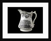 Jug transfer-printed in black on one side with a view of HMS 'Agamemnon' at anchor and the other with the 'Great Eastern' under sail and steam by unknown