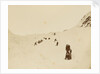 Sledging party rounding Cape Rawson by George White