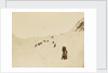 Sledging party rounding Cape Rawson by George White