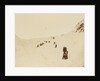 Sledging party rounding Cape Rawson by George White