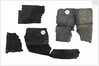 Fabric fragments by unknown