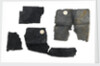 Fabric fragments by unknown