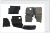 Fabric fragments by unknown