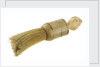 A whalebone-handled brush, possibly a shaving brush by unknown