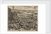 Virginia; Indians slaughtering the English near Jamestown by Gottfried