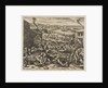 Virginia; Indians slaughtering the English near Jamestown by Gottfried