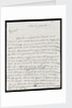 Letter from the Sandwich Papers by unknown
