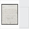Letter from the Sandwich Papers by unknown