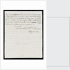 Letter from the Sandwich Papers by unknown