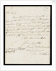 Letter from the Sandwich Papers by unknown